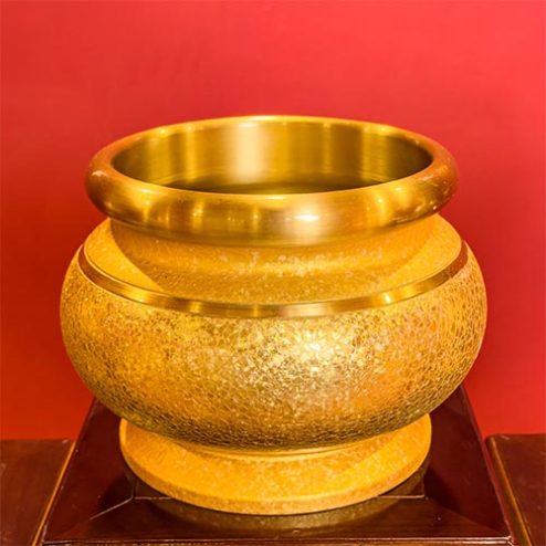 Bát Hương Đồng Vàng Ánh Kim Cao Cấp DT433