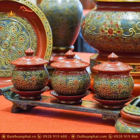 chen nuoc tho dong hoa van cham noi hoa sen dt44300007