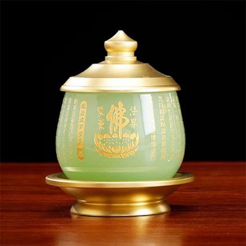 Choé Thờ Ngọc Bọc Đồng Xanh Ngọc Nhập Khẩu DT590