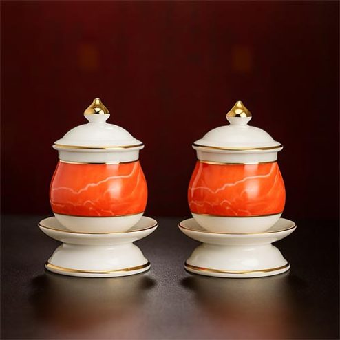 Choé Thờ Sứ Giả Đá Đỏ Nhập Khẩu DT547