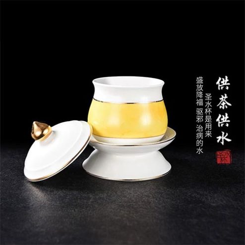 Choé Thờ Sứ Giả Đá Vàng Nhập Khẩu DT531