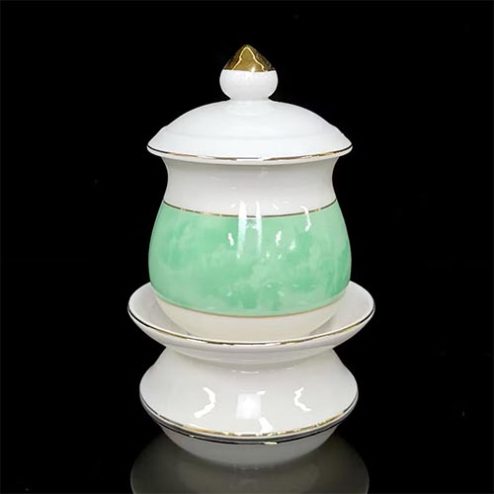 Choé Thờ Sứ Giả Đá Xanh Ngọc Nhập Khẩu DT561