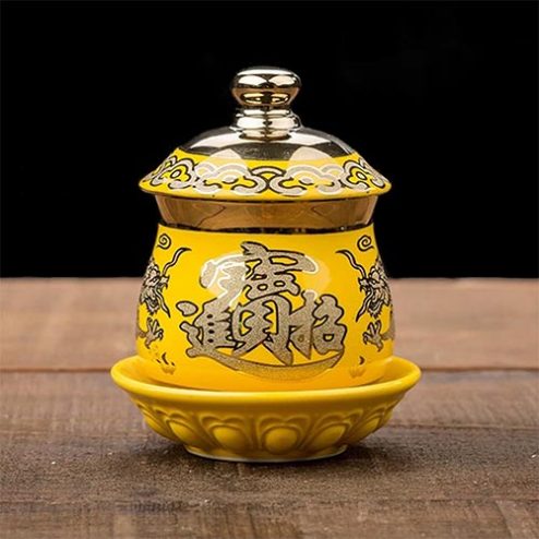 Choé Thờ Sứ Kim Xa Vàng Nhập Khẩu DT595