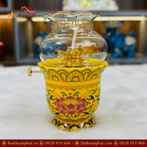 den dau tho su gam vang hoa sen dt60800005