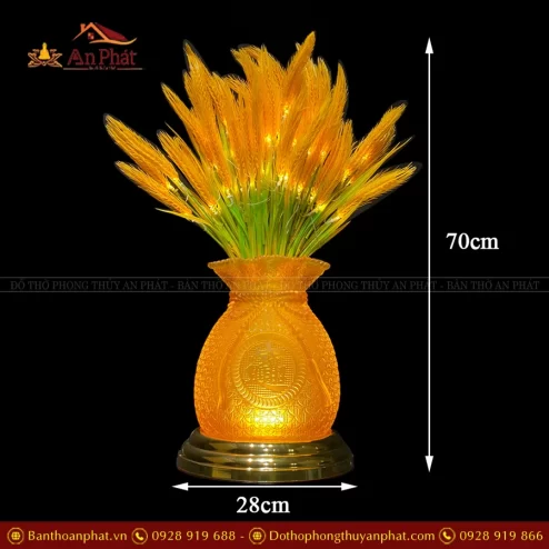 Kích thước của mẫu bình cao 70cm