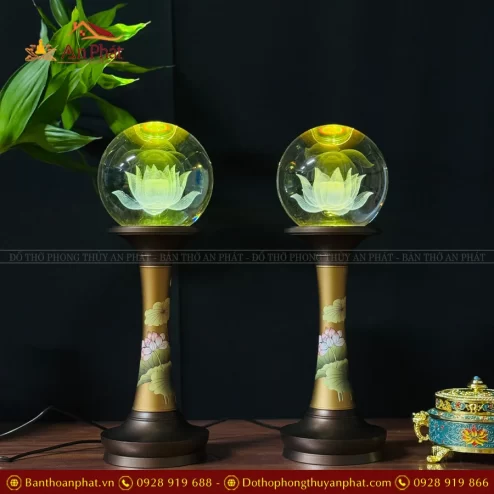 Đèn thờ cúng bằng điện cao cấp
