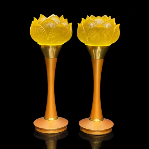 Đèn thờ điện cửu phẩm liên hoa lưu ly DTD1405 An Phát