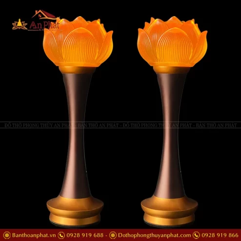 Đèn thờ điện lưu ly nhập khẩu Đài Loan