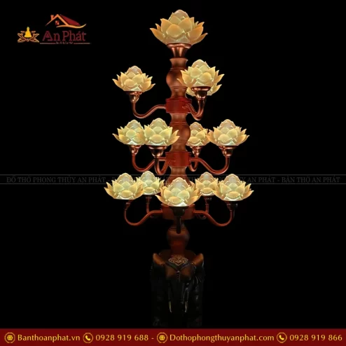 den tho dien hoa sen de voi nhieu bong dtd1420 10