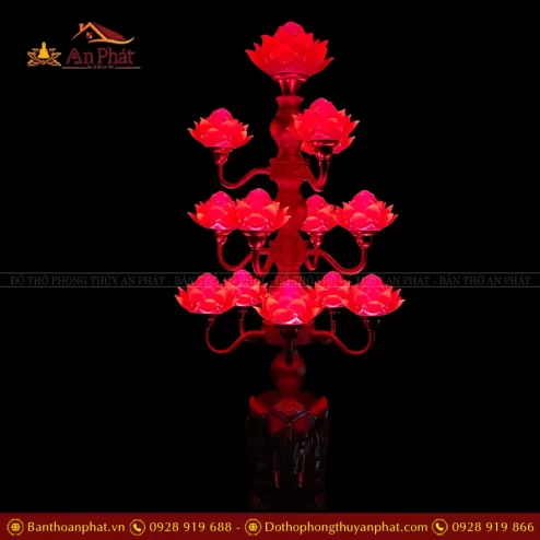 Hoa sen lưu ly nhiều màu