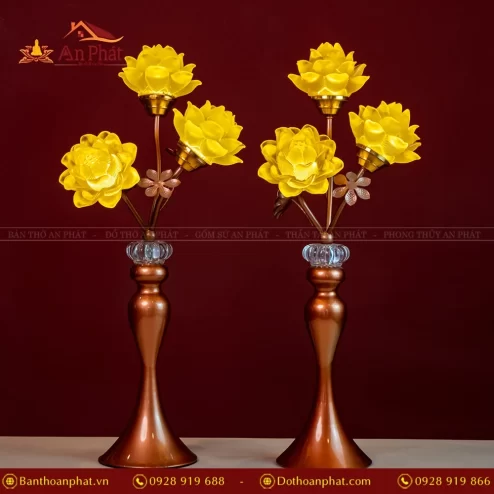 Đèn thờ cúng bằng điện cao cấp