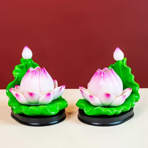 Đèn thờ điện Lưu ly sen 1 bông 1 nụ DTD1385 An Phát