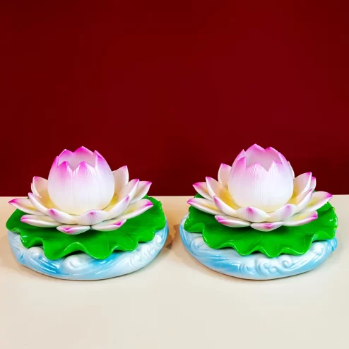 Đèn thờ điện Lưu ly sen nở DTD1386 An Phát