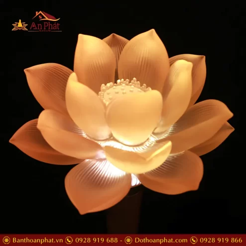 den tho luu ly hoa sen chan dong vang cao 55cm dtd137800003