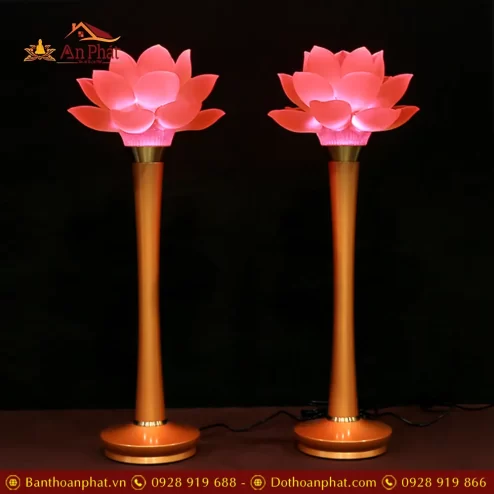 den tho luu ly hoa sen chan dong vang cao 55cm dtd137800007