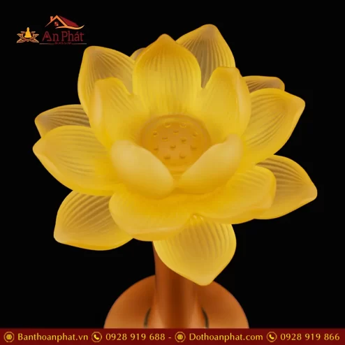 den tho luu ly hoa sen chan dong vang cao 55cm dtd137800013