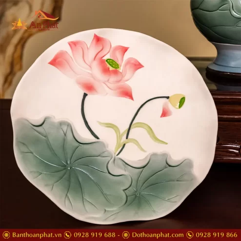 dia tho gom hoa sen do nhap khau dt46300004