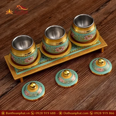 khay chen hop kim gam hoa sen xanh duong dt37900001