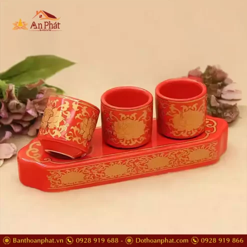 khay chen nuoc tho su gam do hoa sen dt61200001