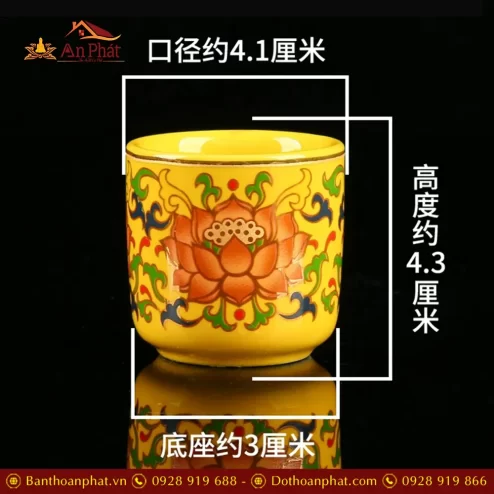 khay chen nuoc tho su gam vang hoa sen dt60400001