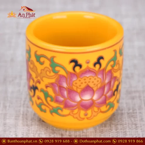 khay chen nuoc tho su gam vang hoa sen dt60400005