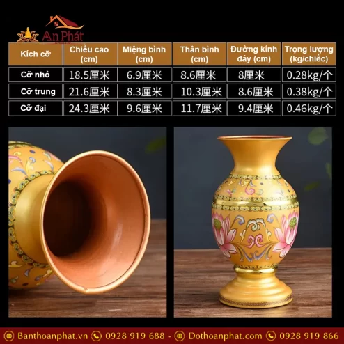 lo hoa hop kim gam hoa sen vang cao cap dt38600001