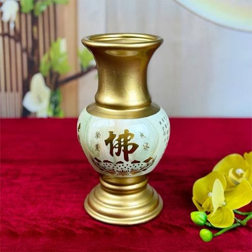 Lọ Hoa Sứ Bát Nhã Tâm Kinh Chữ Phật DT624