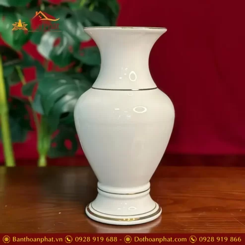 lo hoa su trang vien vang nhap khau dt55700003