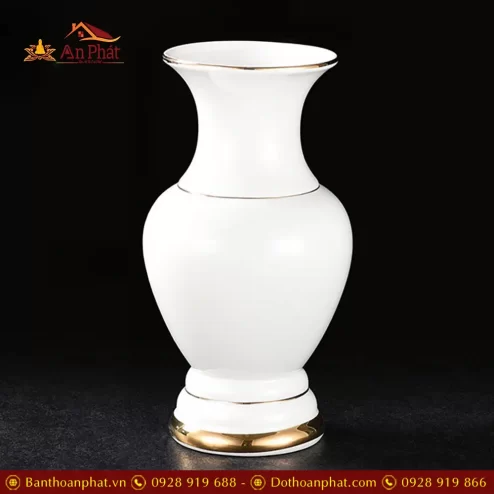 lo hoa su trang vien vang nhap khau dt55700004