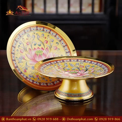 mam bong hop kim gam hoa sen vang dt38500006