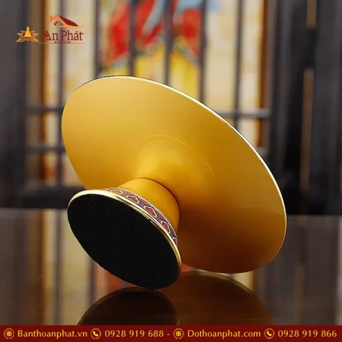 mam bong hop kim gam hoa sen xanh duong dt37700008