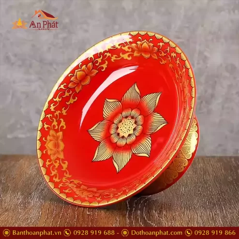 mam bong tho su gam do hoa sen dt61300005