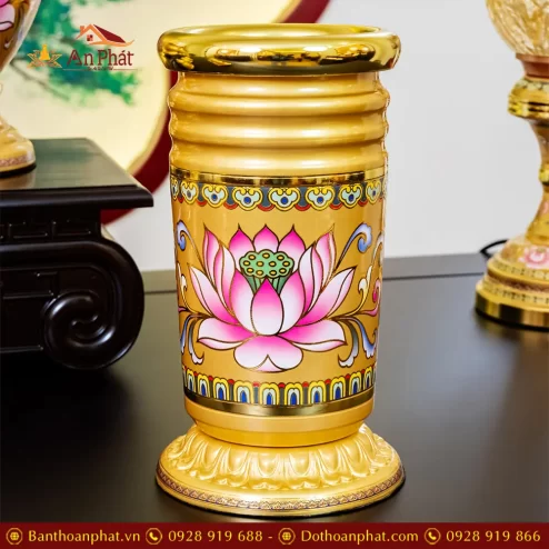 ong huong hop kim gam hoa sen vang cao cap dt38700001