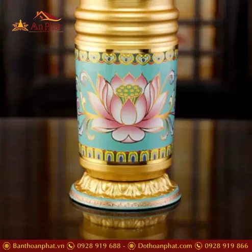 ong huong hop kim gam hoa sen xanh duong dt38000001