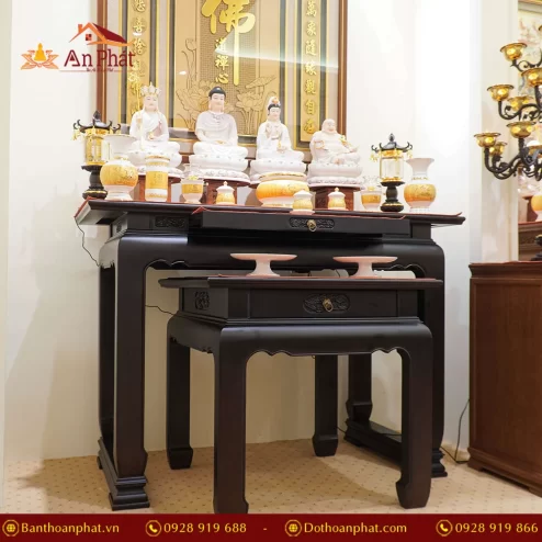 Bàn thờ nhập khẩu thờ Phật và gia tiên