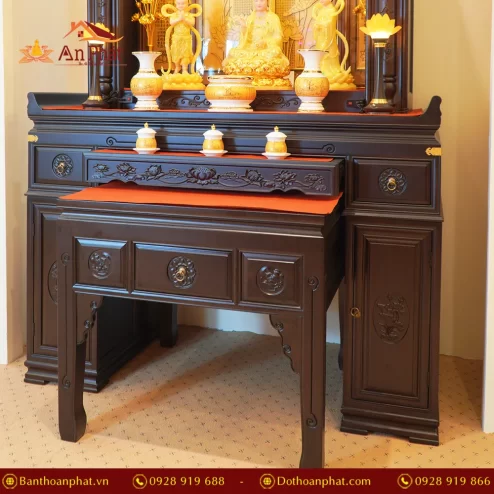 Mẫu bàn thờ gia tiên tại gia đẹp