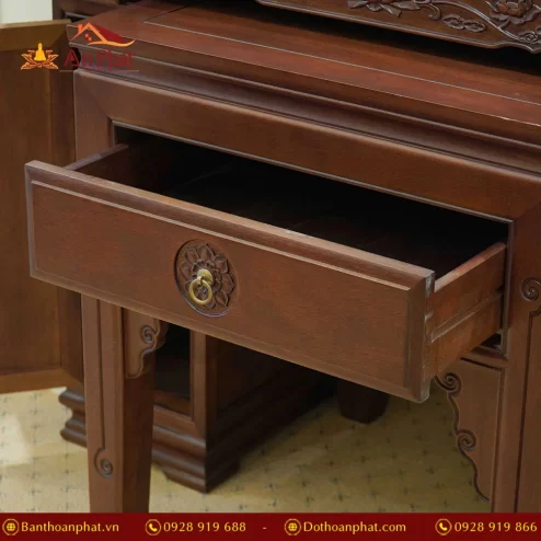 ban tho nhap khau cham khac hoa sen mau nau do bt8714 7