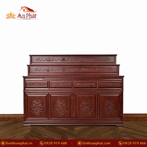 Bàn thờ tam cấp thờ Phật và gia tiên nhập khẩu Đài Loan