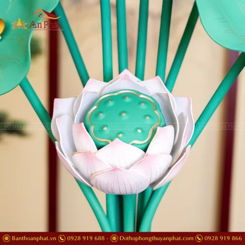 binh hoa sen dong binh vang canh xanh dtd1442 8