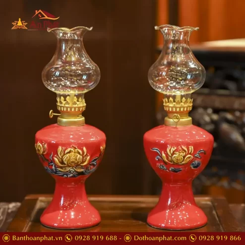 den dau bat trang men mau do dap noi hoa sen dt76700001