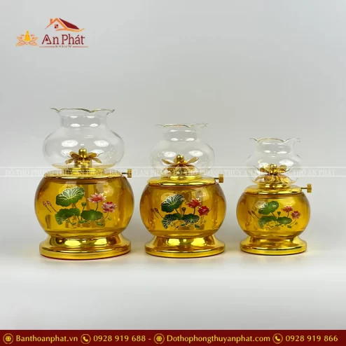 Mẫu đèn thờ dầu nhập khẩu Đài Loan