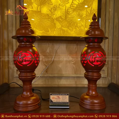 Mẫu đèn thờ bằng điện nhập khẩu Đài Loan