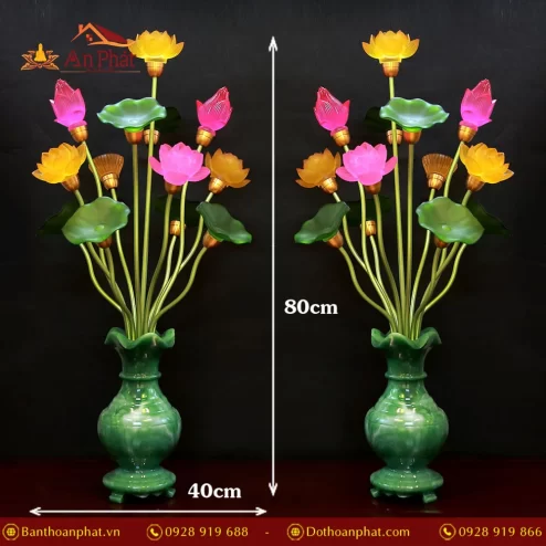 Đèn thờ cúng bằng điện nhập khẩu Đài Loan