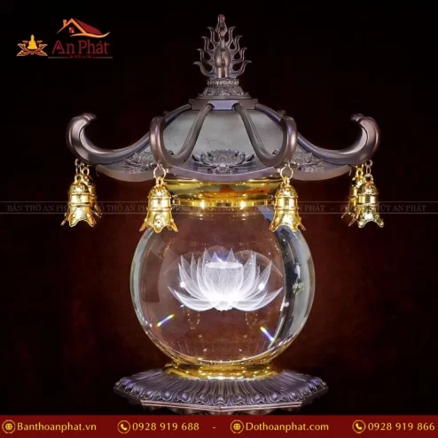 Bóng tròn bằng pha lê cao cấp