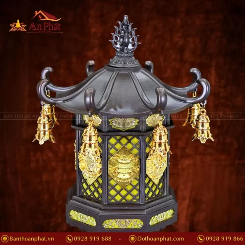 Thân đèn hợp kim đồng chắc chắn