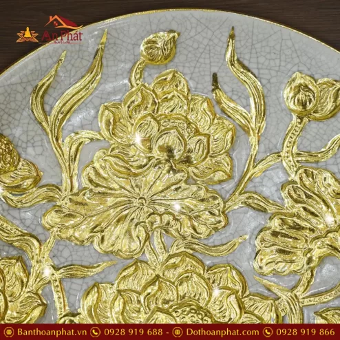 mam bong tho bat trang men ran dap noi hoa sen dat vang dt69900003