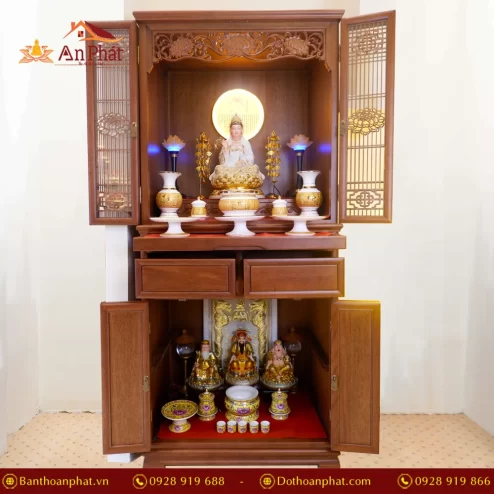 Tủ thờ Thần tài cao cấp nhập khẩu Đài Loan đẹp