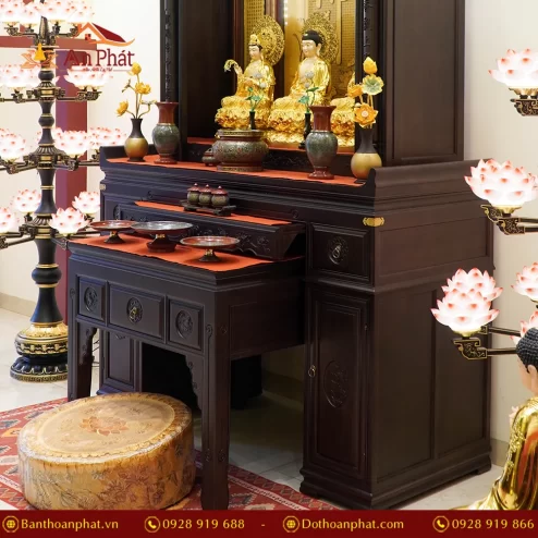 Bàn thờ Gỗ Cẩm Lai kèm Bàn Cơm