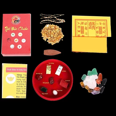 Bộ cốt thất bảo - cốt bát hương chuẩn PK9543 An Phát