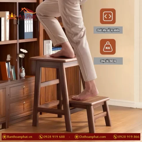 Ghế đứng đa năng thắp hương, decor